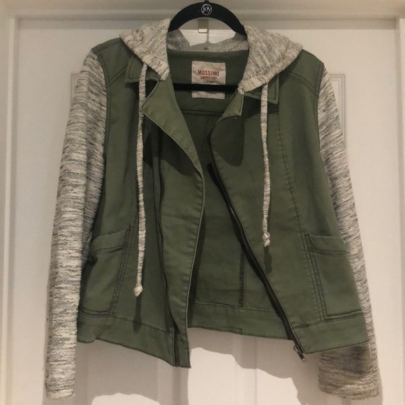 Green/Gray hooded jacket - Picture 2 of 3